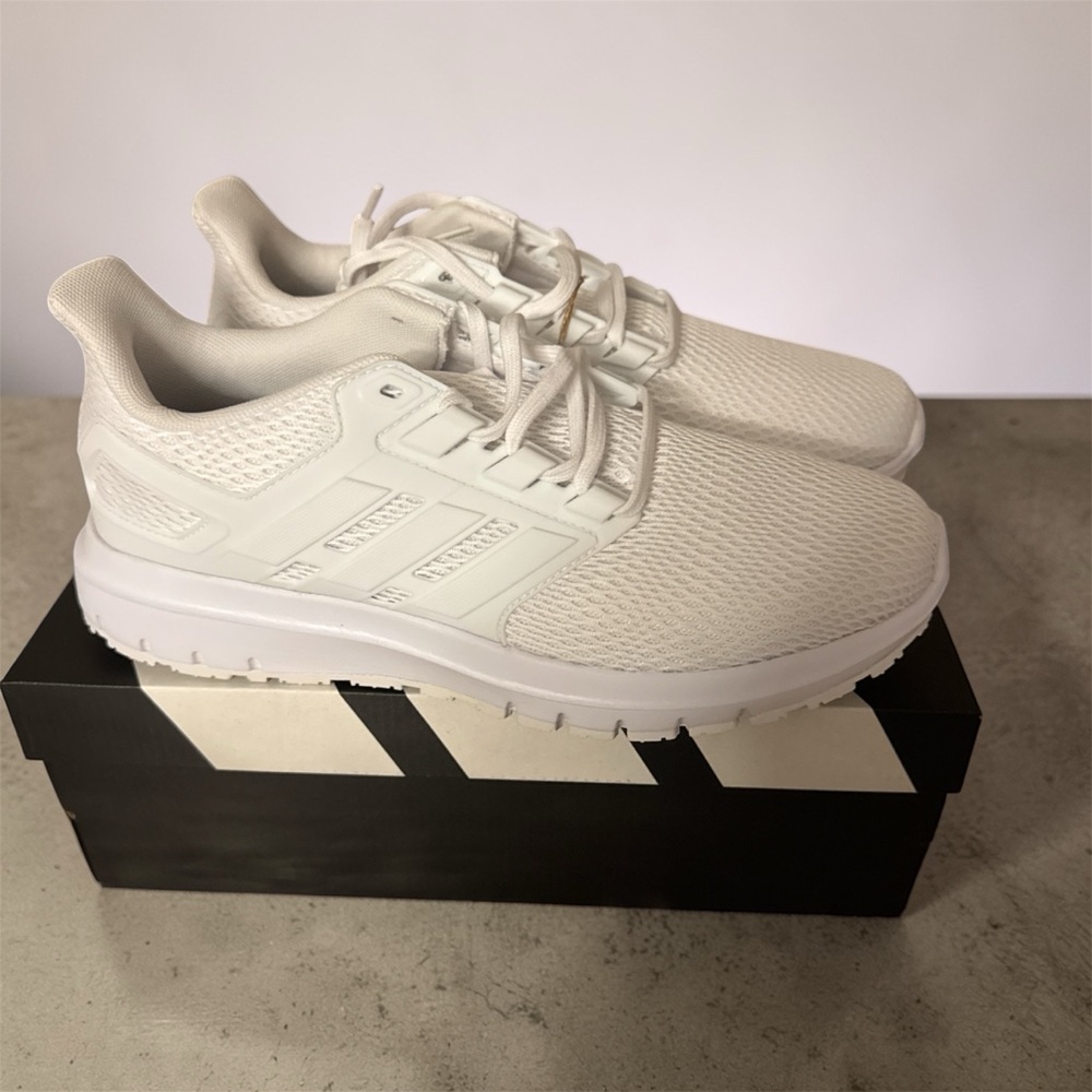adidas All-White Men's Casual Running Sneakers